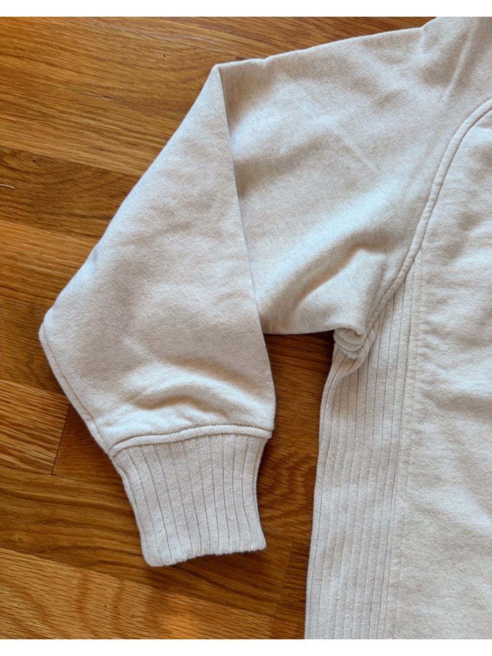 NWT Aerie Down-To-Earth Crew Sweatshirt Heather Frost Cozy Size S - Picture 5 of 13